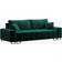 Micadoni Home Byron Bottle Green Sofa 250cm 3-Sitzer