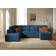 Lisa Design Livy Panoramic Slate Blue Sofa 324cm