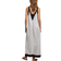 Reiss Aida Linen Wide Leg Jumpsuit - White/Navy