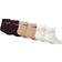 Nike Kid's Quarter Ankle Socks 6-pack - Brown/Beige