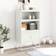 vidaXL 846505 White Skænk 68.5x123.5cm