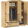 vidaXL Corona Natural Garderobeskab 151.5x170cm