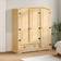 vidaXL Corona Natural Armoire 151.5x170cm