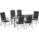 OutSunny 84G-100V00GY Patio Dining Set, 1 Table incl. 6 Chairs