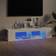 vidaXL cabinet with LED Light White TV-bänk 135x30cm