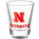 Evergreen Enterprises University of Nebraska Shot Glass 2fl oz 4