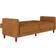 DHP Pin Tufted Transitional Futon Rust Sofa 81.5" 3 Seater