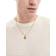 ASOS Square Pendant Necklace - Gold/Tiger's Eye