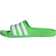 Adidas Kid's Adilette Aqua Slides - Lucid Lime/Cloud White/Lucid Lime