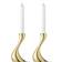 Georg Jensen Cobra Gold Ljusstake 16cm 2st
