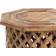 Beliani Khanpur Dark Wood Small Table 42cm