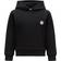 Moncler Logo Hoodie Juniors Embroidered Cotton Hoodie - Black