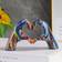 Shein Resin Decoration With Colorful Heart Shaped Hand Gesture Figurine 8cm