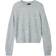 LMTD Long Sleeve Knit Sweater - Light Grey Melange