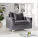 Willa Arlo Interiors Shumpert Gray Armchair 33"