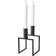Cube black Fyrfadsstage 16cm