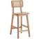 Manhattan Comfort Versailles Nature Cane Seating Stool 40.2" 2pcs