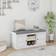 Homcom Storage Bench White Shoe Rack 105x47cm