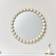 Melody Maison Bobble Bobbin Taupe Wall Mirror 80cm