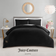 Juicy Couture Solid Velour Bedspread Black (90x60cm)