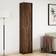 vidaXL 3307904 Brown Oak Wardrobe 41.5x200cm