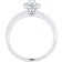 Macy's Halo Engagement Ring - White Gold/Diamonds