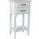 Alexandra House Living Nightstand White Sängbord 26.5x37cm