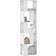 vidaXL 5 Levels White Book Shelf 162.5cm