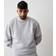 7 Days Active Organic Regular Crewneck Sweatshirt, Heather Grey