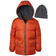 iXtreme Little Boy's Fleece Lined Puffer Jacket with Ribbed Knit Beanie - Burnt Oran