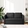 vidaXL Floor Black Sofa 112cm Zweisitzer