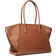 Michael Kors Avril Extra Large Leather and Suede Tote Bag - Luggage