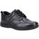 Hush Puppies Senior Boy's Harvey School Shoes - Black