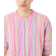 boohooMAN Oversized 3D Jacquard Knit T-shirt - Pink