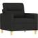 vidaXL 3201540 Black Sofa 78" 3