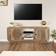 Hudson Carved Natural Oak TV Bench 145x55cm