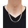 Italian Gold Flat Cuban Link Chain Necklace - Gold