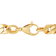 Italian Gold Flat Cuban Link Chain Necklace - Gold