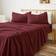 Cosy House Collection Luxury Bamboo Bed Sheet Red (274.3x259.1)