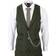 Truclothing Men's Wool Tweed Herringbone Suit 3-piece - Olive