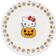 Silver Buffalo Sanrio Hello Kitty Pumpkin Boo Dinner Plate 20.3cm