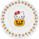 Silver Buffalo Sanrio Hello Kitty Pumpkin Boo Assiette de Dîner 20.3cm