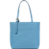 MCM Mini Himmel Shopper in Embossed Logo - Blue/Blue Heaven