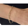 Samsclub Small Link Paperclip Bracelet - Gold