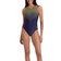 Arena Women’s Kikko V Print Swimsuit - Navy/Soft Green