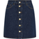 Tommy Hilfiger High Rise Button Thru Denim Mini Skirt - Cler