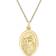 C. W. Sellors Large Oval Saint Christopher Necklace - Gold