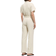 Mango Belt Long Jumpsuit - Ecru