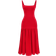 House of CB Amore Dropped Waist Midi Dress - Scarlet