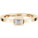 Efva Attling Deco Wedding Ring - Gold/Diamond